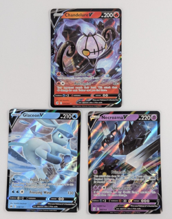Pokemon V Ultra Rare LOT Chandelure Glaceon Necrozma - Image 1
