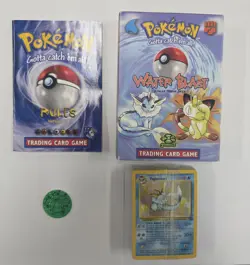 Pokemon Water Blast Jungle Theme Deck Vintage WOTC Open Box Sealed Deck 742818060691 - Image 1