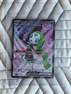 Pokemon TCG Moloetta ex 159/086 Sv: Black Bolt Holo - Image 1