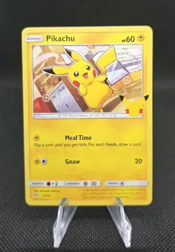 Pikachu 25/25 McDonald's 25th Anniversary Celebrations Promo Pokemon Non-Holo - Image 1