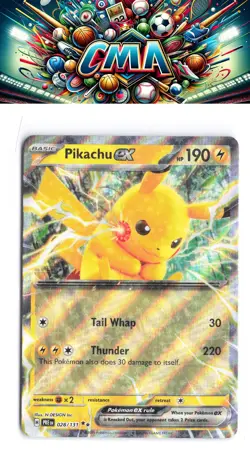 SV: Prismatic Evolutions #028/131 Pikachu ex - Image 1