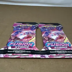 Pokemon TCG Sword & Shield 08 Fusion Strike Sleeved Booster Pack (2 Packs) 820650809170 - Image 5