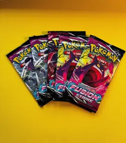Pokemon TCG Sword&Shield Fusion Strike Booster Pack New and Sealed 5 Packs - Image 1