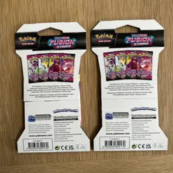 Pokemon TCG: Fusion Strike Sleeved Booster Pack (10 cards) x2 Pokemon Centre ✅ - Image 2