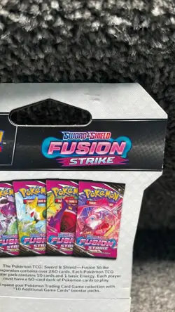 BRAND NEW SEALED POKEMON TCG SWORD & SHIELD FUSION STRIKE BOOSTER PACK - Image 2