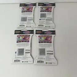 Pokemon TCG Fusion Strike Sleeved Booster Pack x4 Art Set - Image 2