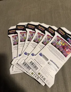 Pokemon TCG X6 Fusion Strike Sleeved Booster Pack New Sealed - Image 2