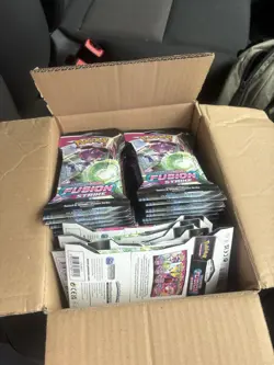 X10 Pokemon TCG Fusion Strike Sleeved Booster Pack Sealed Packs - Image 1