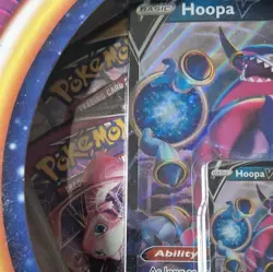 Pokemon TCG Fusion Strike Hoopa V Collection Pack - 4 Booster Packs (10 Cards) - Image 2