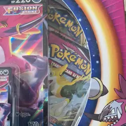 Pokemon TCG Fusion Strike Hoopa V Collection Pack - 4 Booster Packs (10 Cards) - Image 3