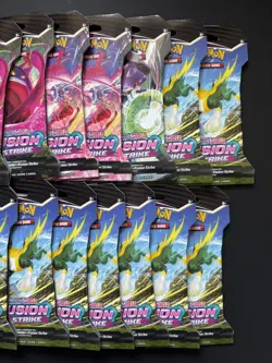 Pokemon TCG - SWSH - Fusion Strike - Sleeved Booster Pack x14 - New & Sealed - Image 3