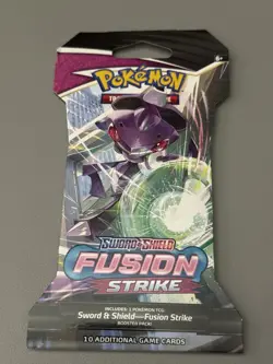 X4 Pokemon TCG: Sword & Shield-Fusion Strike Sleeved Booster Pack Sealed 820650809163 - Image 1