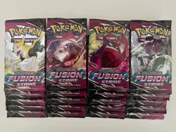 Pokemon TCG: Fusion Strike Booster Pack x20 New Factory Sealed Packs - Image 3