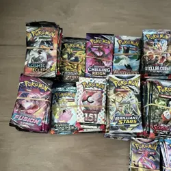 Pokemon TCG Booster Pack Lot bulk Cosmic Eclipse, Fusion strike, - Image 3