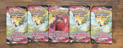 Pokemon TCG Fusion Strike Booster Pack Sealed, New. Immediate shipping - Image 1