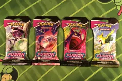 Fusion Strike Sleeved Booster Pack Art Set Pokemon TCG (SCB.001) - Image 1