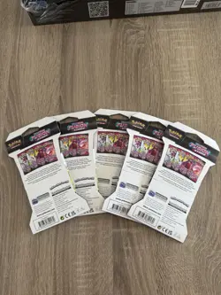 Pokemon TCG X5 Fusion Strike Sleeved Booster Pack New Sealed - Image 2