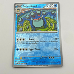 Seismitoad Pokemon Scarlet Violet Black Bolt Reverse Holo 021/086 - Image 1