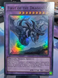 YuGiOh! First of the Dragons NECH-EN050 Super Rare - Image 1