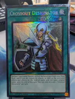 YuGiOh! Crossout Designator RA02-EN063 Collector's Rare 1st Ed - Image 1