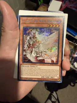 Fallen of The White Dragon Secret Rare 1st Edition Yu-Gi-Oh BPRO-EN024 NA print - Image 1