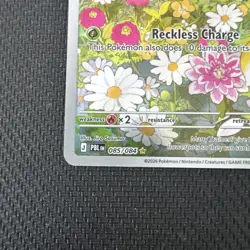 Pokemon TCG Card - Fomantis 085/084 Illustration Rare - Pitch Black Near Mint UK - Image 2