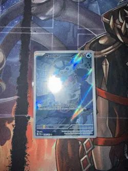 Pokemon TCG Paradox Rift Mantyke Full Art Holo Card Illustration Rare 189/182 - Image 1