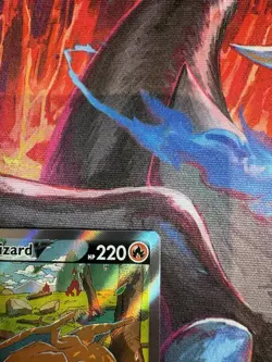 Pokemon TCG Charizard v SWSH260 Black Star Promo Holo Card Near Mint Condition - Image 4