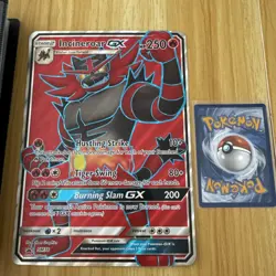 Pokemon Card Incineroar GX SM38-Black Star Promo- Jumbo oversized - Image 1