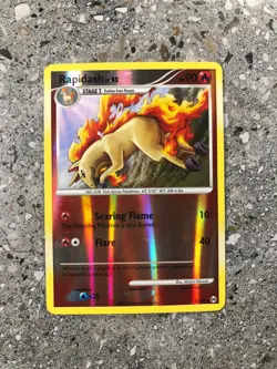 Pokemon TCG Cards Rapidash 47/99 Platinum Arceus Reverse Holo - Image 1