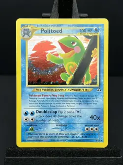 Politoed 8/75 Neo Discovery Holo - Pokemon Trading Card MP - Image 1