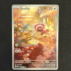 Stufful - 154/132 - Illustration Rare - Mega Evolutions - Pokemon Card - NM/M - Image 2