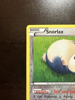 Snorlax 80/106 Reverse Holo Rare NM Pokemon TCG XY Flashfire - Image 2