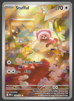 Stufful - 154/132 - Illustration Rare - Mega Evolutions - Pokemon Card - NM/M - Image 1