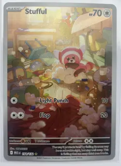 Pokemon TCG Stufful Full Art Mega Evolutions Card 154/132 - Image 1