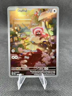 Stufful - 154/132 - Illustration Rare - Mega Evolutions - Pokemon Card - NM/M - Image 1