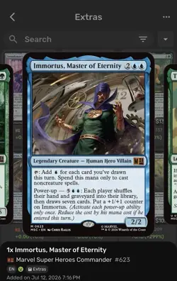 Immortus, Master of Eternity Commander: Marvel Super Heroes Regular - Image 1
