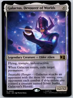 Galactus, Devourer of Worlds R Commander: Marvel Super Heroes 8 NM - Image 1