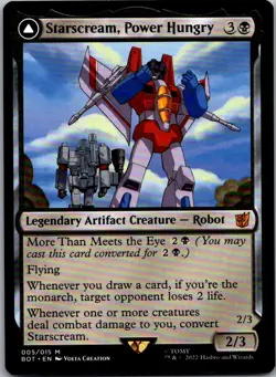 Starscream, Power Hungry 5 Transformers MTG LP - Image 1