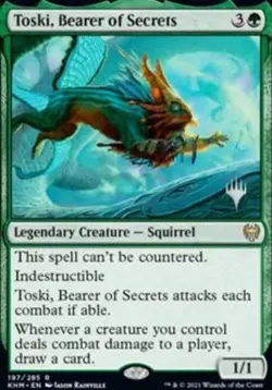 1x Toski, Bearer of Secrets - Promo Pack Light Play MTG Magic - Image 1
