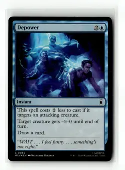 Depower Marvel Super Heroes 50 Foil C Magic: The Gathering - Image 1