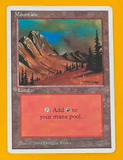 MTG MOUNTAIN Summer Magic (Edgar) (OldManMTG 014-282) - Image 1