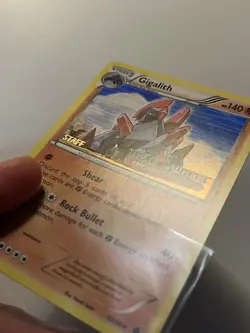 Pokemon Gigalith Emerging Powers STAFF Stamped Prerelease Promo Holo Rare 53/98 - Image 3