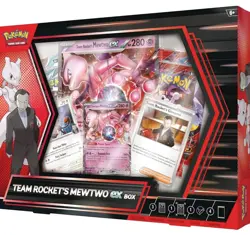 Pokemon TCG Team Rocket's Mewtwo ex Box Sealed NEW IN HAND Free Fast Shipping - Image 1