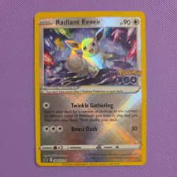 Pokemon Eevee Radiant SWSH230 Promo Card Holo, Near Mint Condition - Image 1