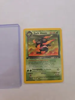 Vintage 1999 Team Rocket Dark Gloom 1st Edition Pokemon Card 36/82 - Image 1