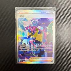 Pokemon Iono 237/091 SV Paldean Fates SIR Full Art Holo Eng 2024 - Image 1