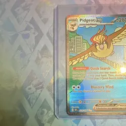 The Pokemon Company Pidgeot ex 225/197 SV03 SIR Full Art Holo 280HP English - Image 2