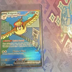 The Pokemon Company Pidgeot ex 225/197 SV03 SIR Full Art Holo 280HP English - Image 3