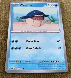 Pokemon Pitch Black Reverse Holo Wailmer 15/84 NM - Image 1